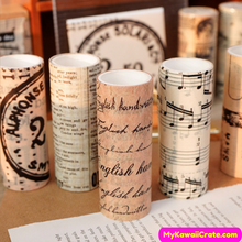 Old Letters Masking Tape