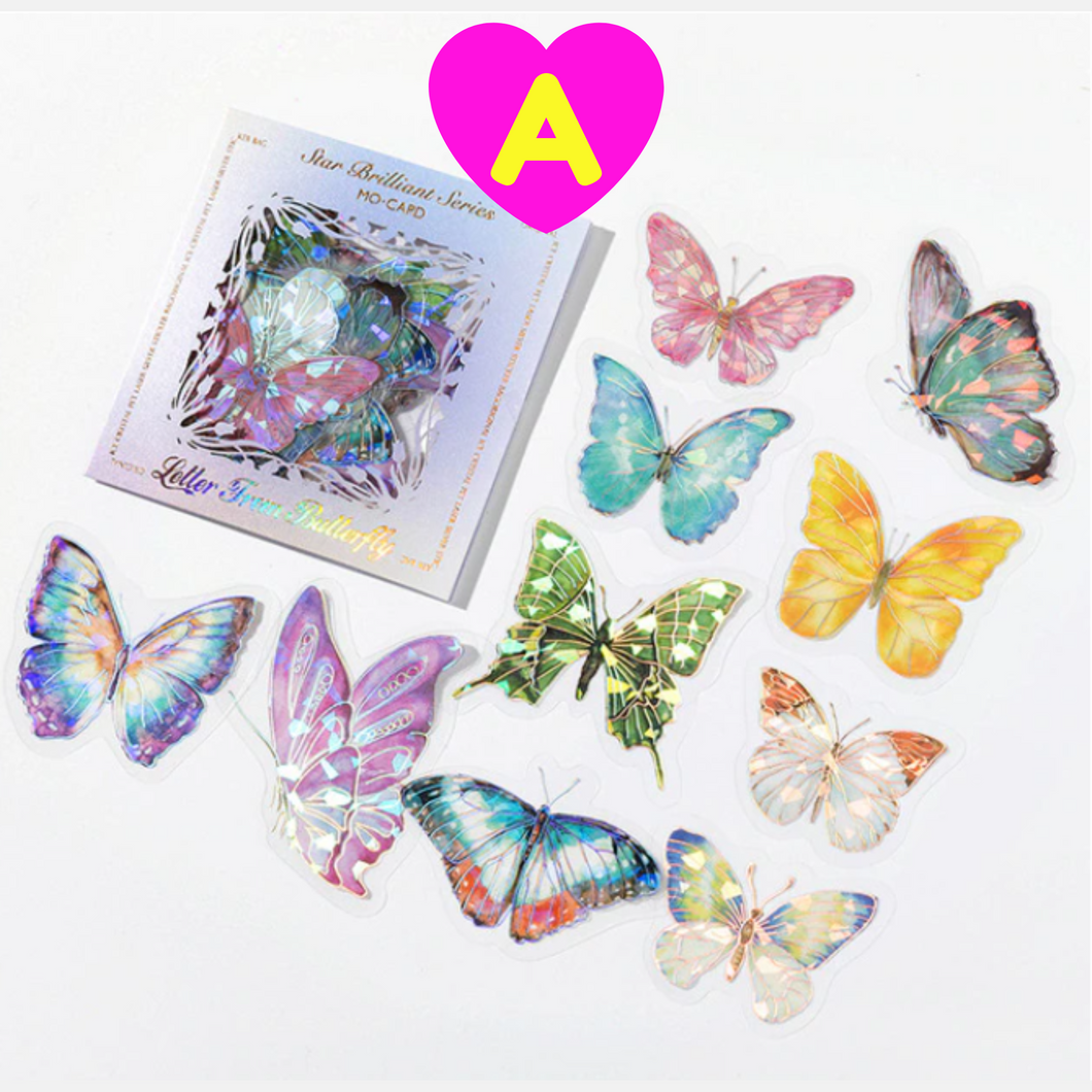 Beautiful Faceted Crystal Dreams Decorative Stickers 20 Pc Set