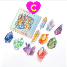 Beautiful Faceted Crystal Dreams Decorative Stickers 20 Pc Set