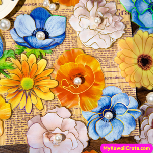 Colorful Flowers Stickers