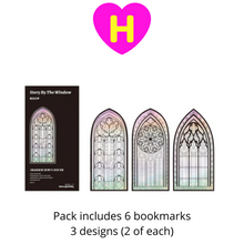 Beautiful Translucent Bookmarks 6 Pc Set