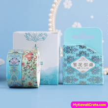 Blue Flowers Washi Tape