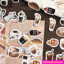 Coffee Break Decorative Stickers 46 Pc Pack