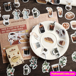 Iced coffee stickers