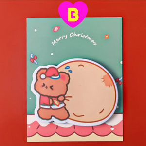 Cute Christmas Animals Sticky Notes