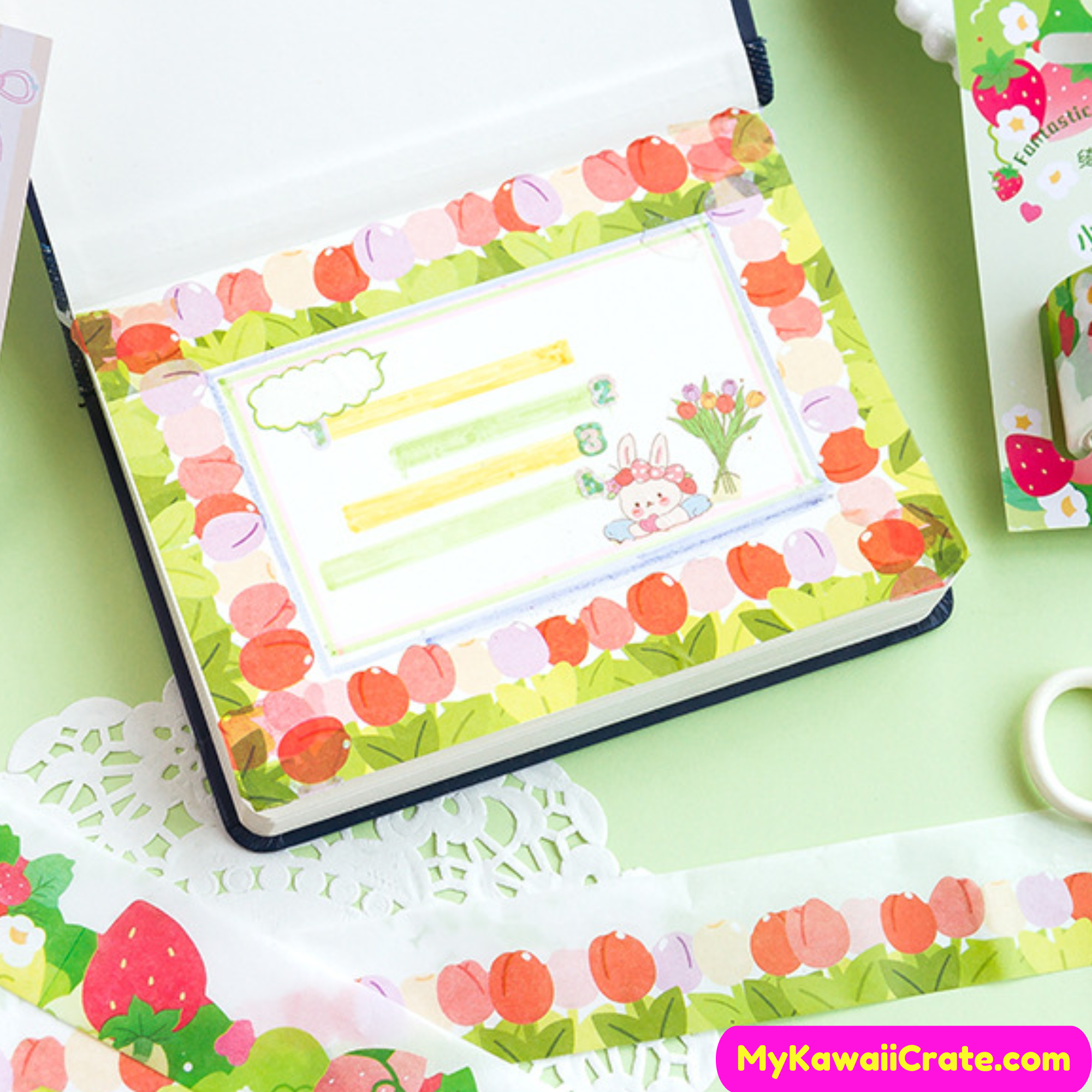 Cute Kawaii Designs Decorative Washi Tapes, Deco Tape – MyKawaiiCrate