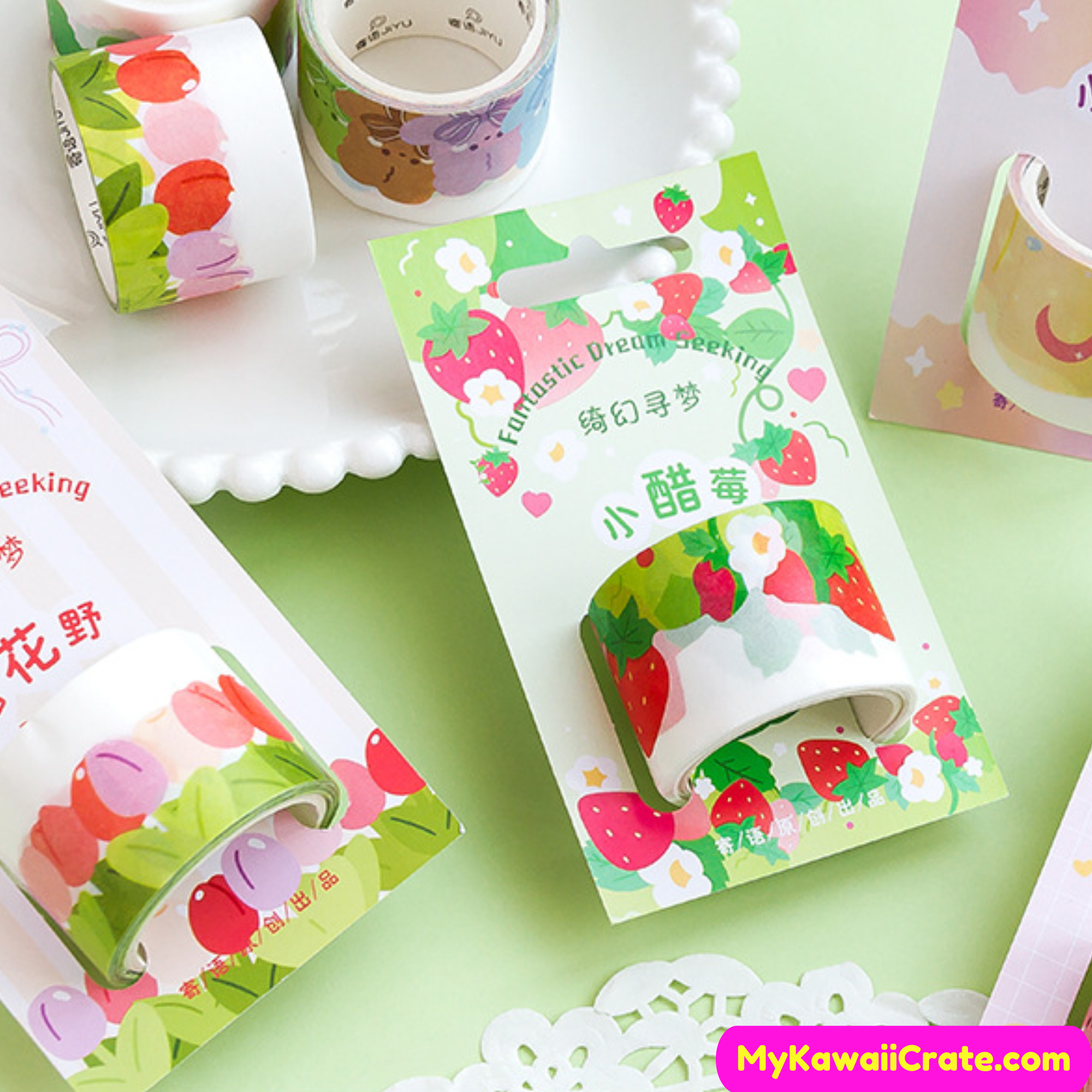 Cute Kawaii Designs Decorative Washi Tapes, Deco Tape – MyKawaiiCrate
