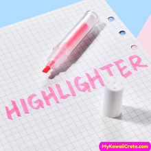 Cute Lipstick Style Pocket Size Highlighters 4 Pc Set