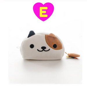 Cute Cartoon Kitty Cat Large Capacity Plush Pencil Bag