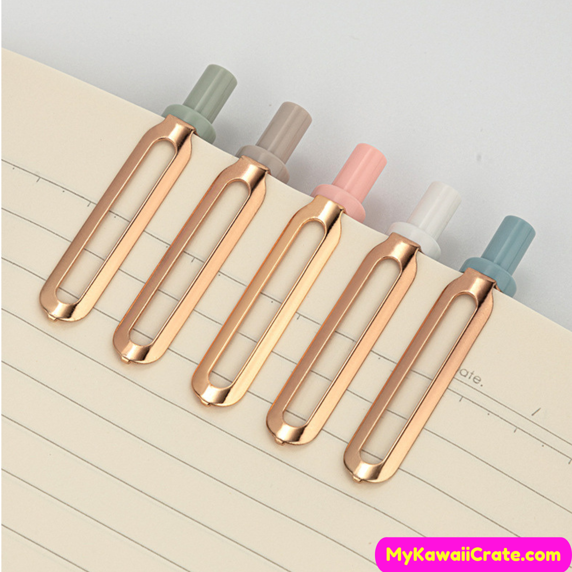 Elegant Simple Pastel Designs Retractable Gel Pens, Pen Set