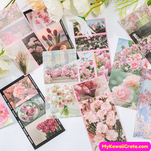 Pink Flowers Stickers