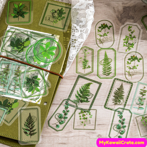 Green Leaf Stickers
