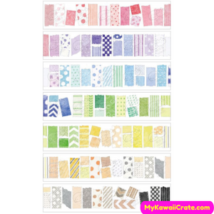 Fun Color Party Geometric Shapes Washi Tape