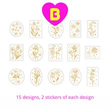 Golden Dreamland Decorative Stickers 30 Pc Pack