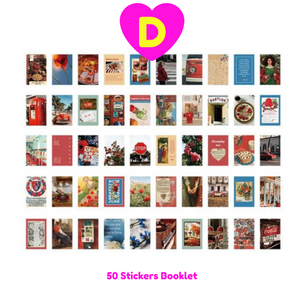 Happier Days Are on the Way Decorative Stickers 50 Sheets Booklet