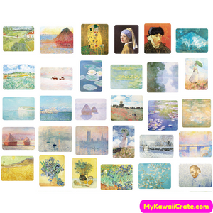 200 Pc Pack Impressionism Art Movement Stickers