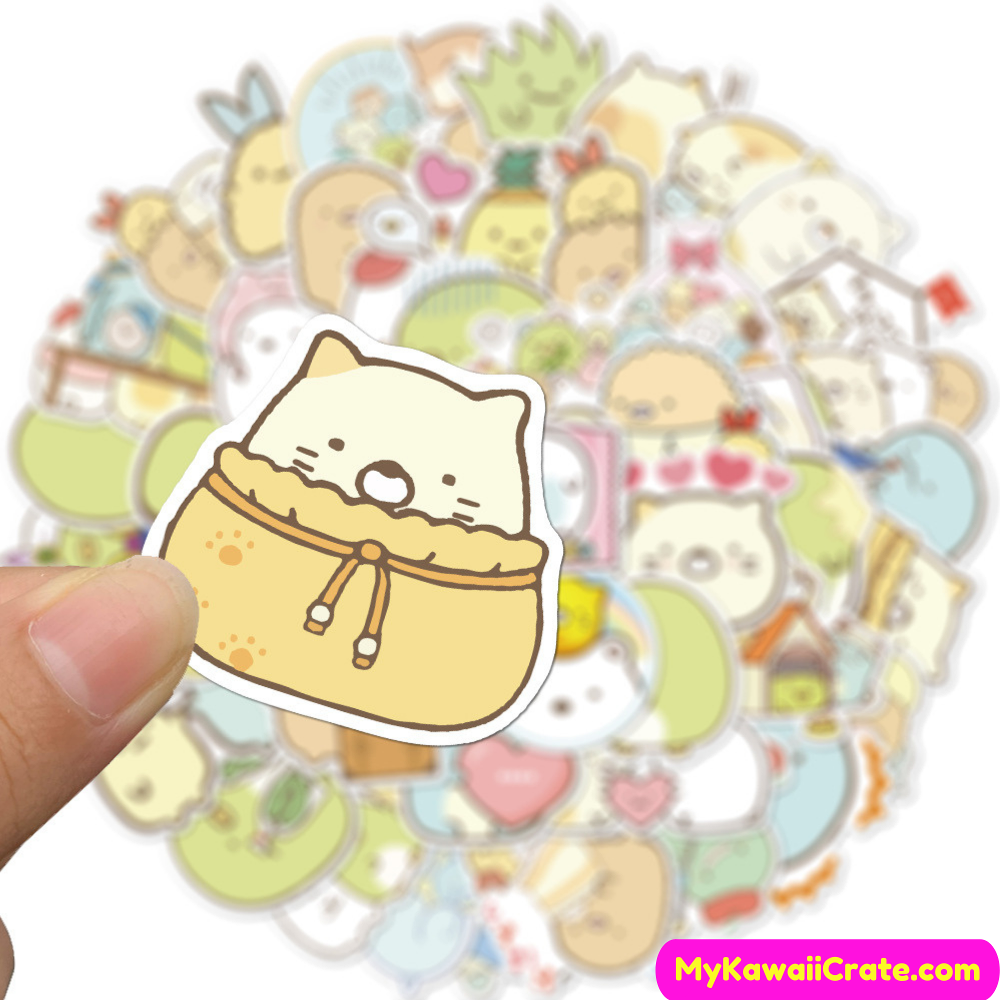 Japanese Cartoon Waterproof Stickers, Kawaii Stickers – MyKawaiiCrate
