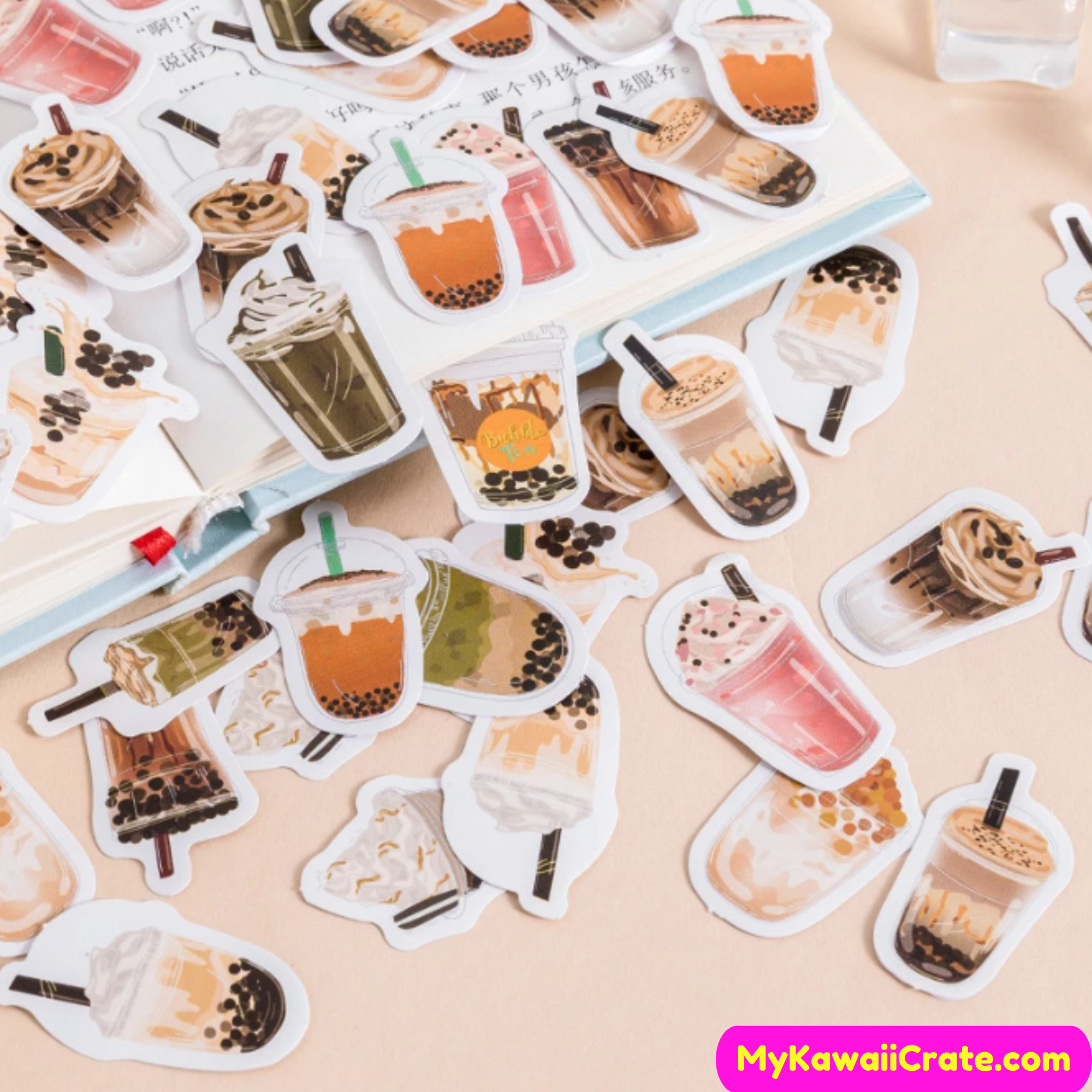Kawaii Boba Deco (Large) Stickers – Sweet Kawaii Design