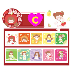 Kawaii Cartoon Fun Girl Washi Tape Stickers