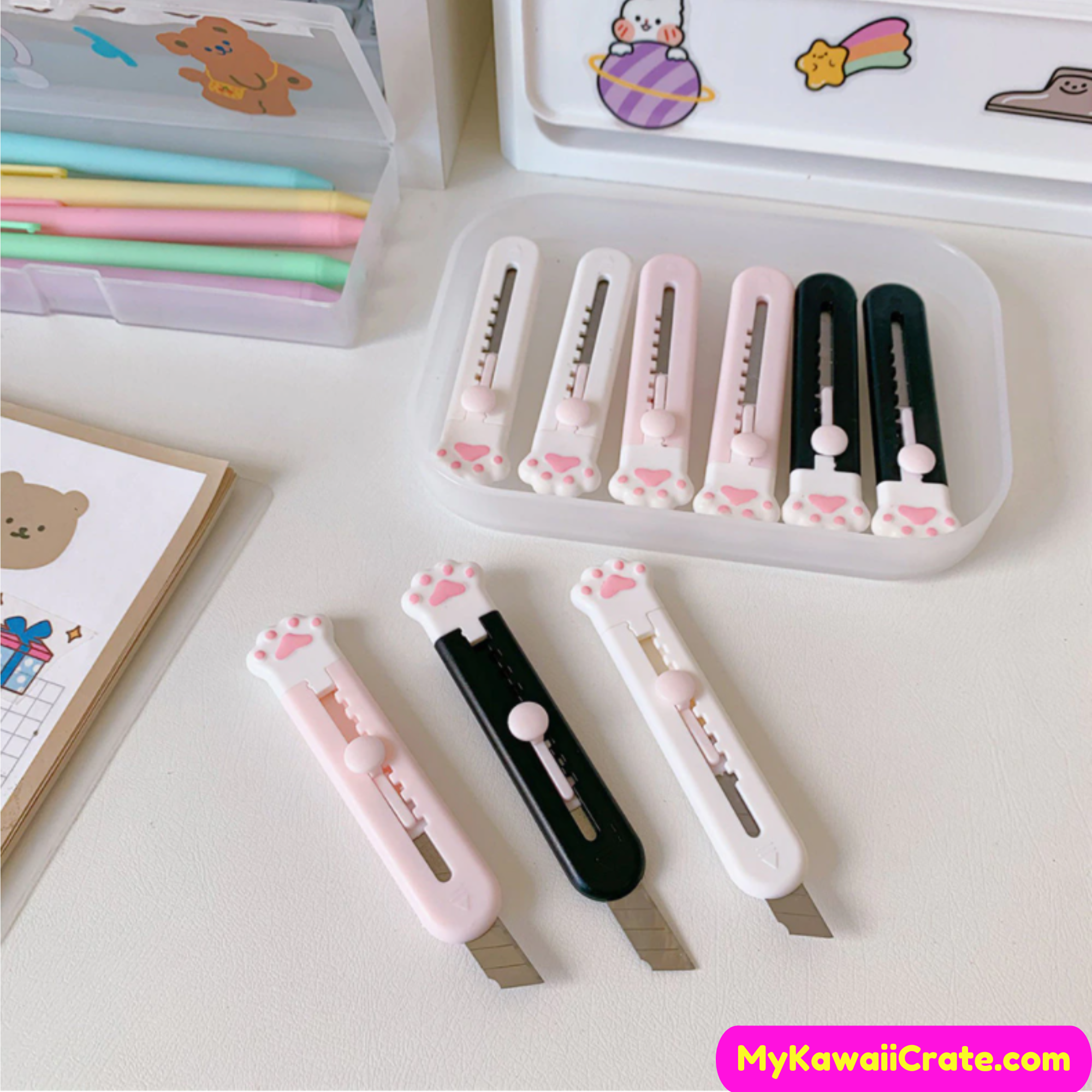 Kawaii Cat Paw Portable Cutlery Set with Box – The Kawaii Shoppu
