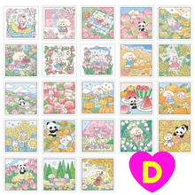 Kawaii Cute Cartoon Story Stickers 46 Pc Set