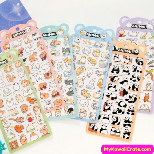 Kawaii Stickers, Cute Decorative Stickers, Scrapbooking Supplies – Tagged Kawaii  Stickers – Page 2 – MyKawaiiCrate