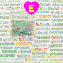 Kawaii Fun Words Numbers Stickers 48 Pc Pack