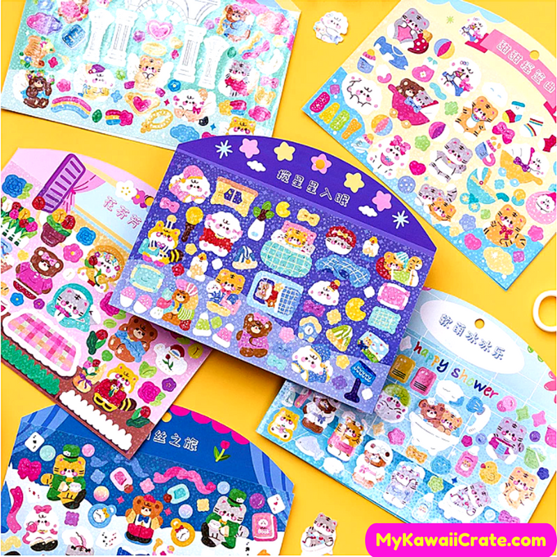 Kawaii Animal Mix 2 - Stickers - The Blingspot Studio