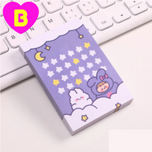 Kawaii Rabbit Purple World Series Sticky Notes 50 Sheets Set
