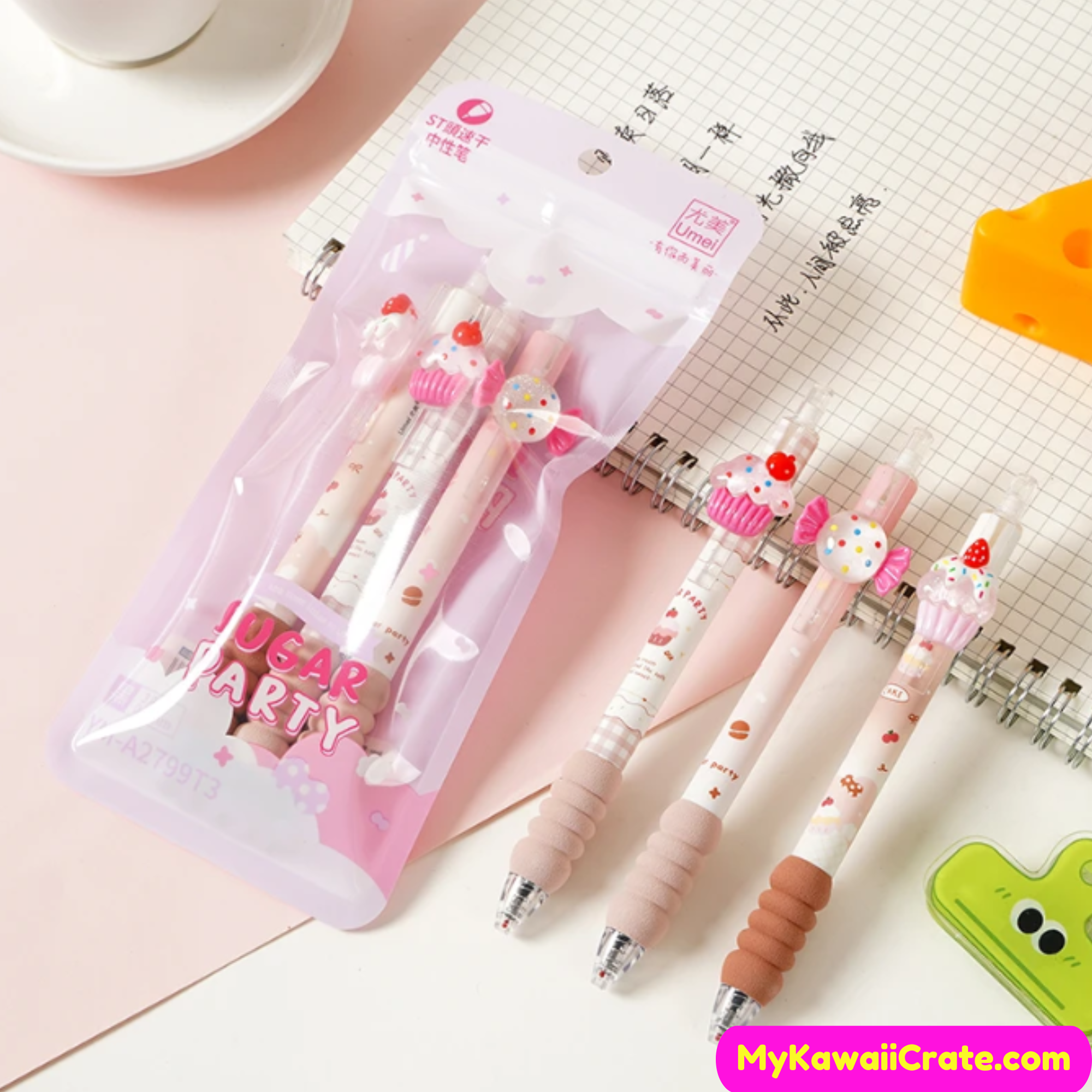Kawaii Sweet Desserts Retractable Gel Pens Set, Cute Pens – MyKawaiiCrate