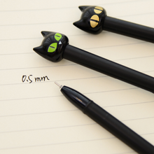 Kawaii Cute Black Cat Gel Pens 10 Pc Set