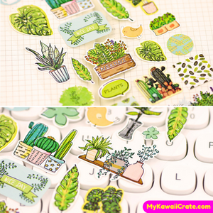 Green Plants Stickers