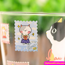 Kawaii Nekoni Animals Stamps Style Stickers
