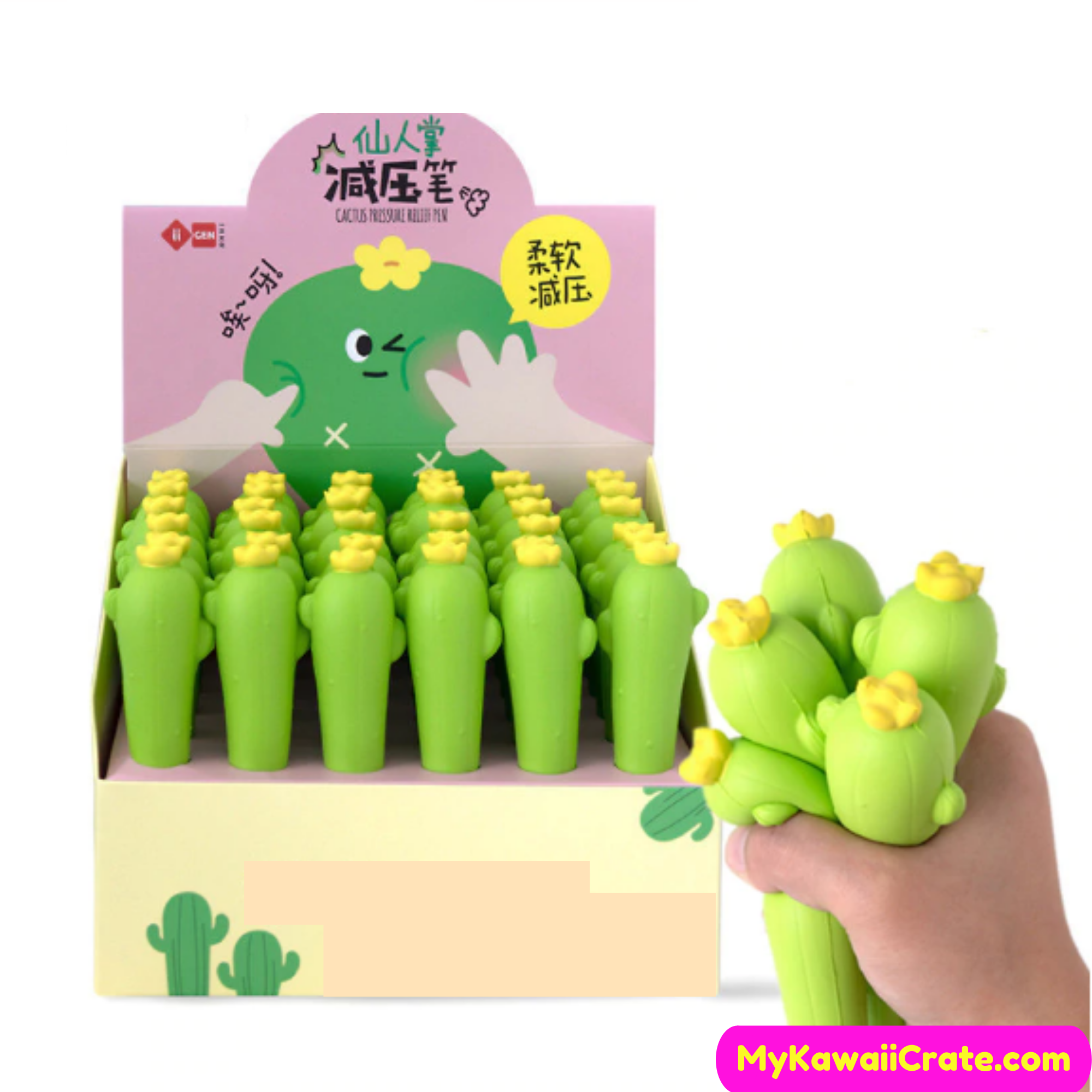 Pen with Plush Cactus by Mr. Wonderful