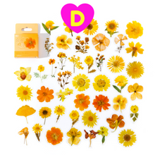 Lovely Flowers Decorative Stickers 45 Pc Set