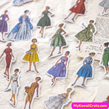 Retro Women Fashion Stickers