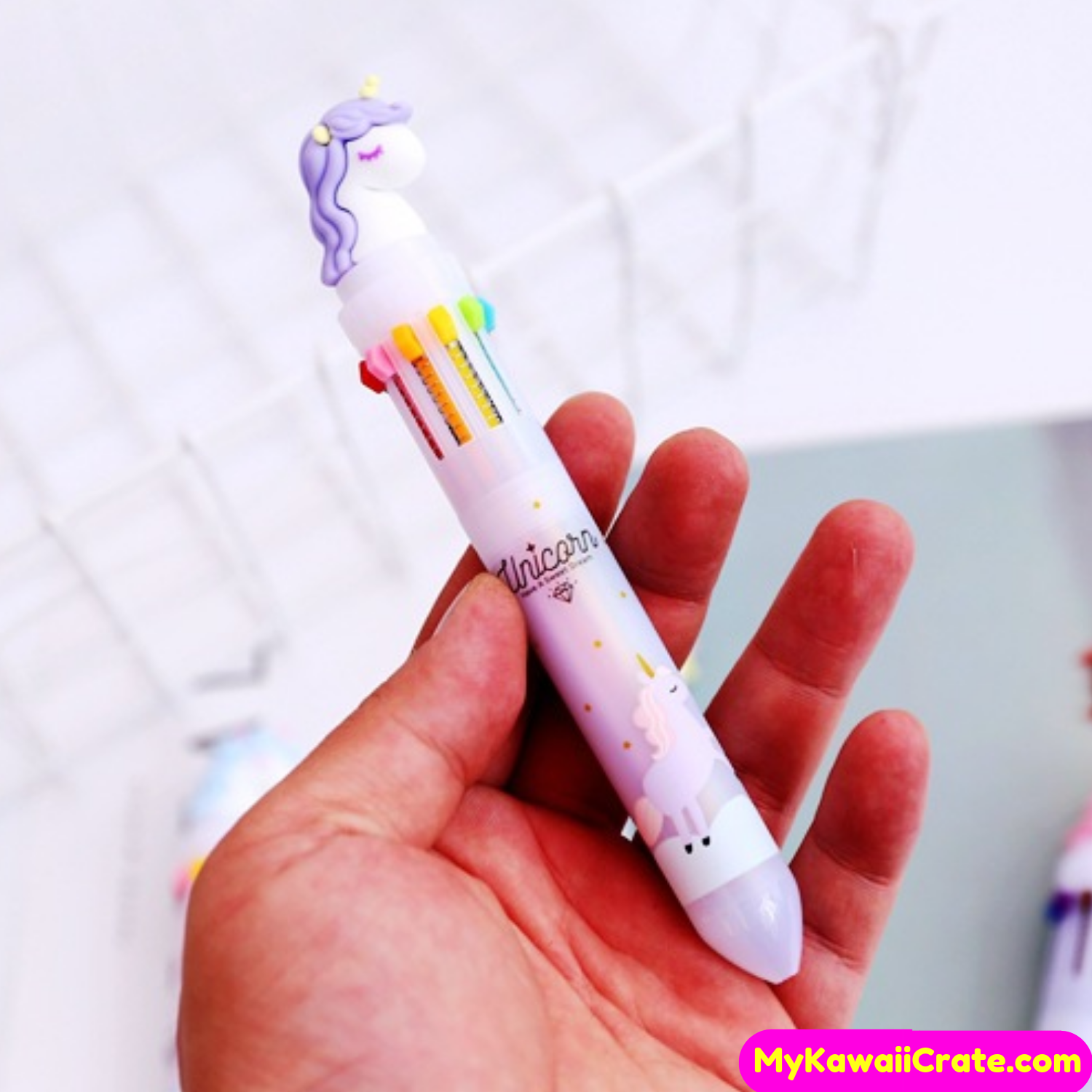 Nice to Meet You Unicorn Multicolor Ballpoint Pen – MyKawaiiCrate