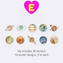 Over the Moon Gilding Stickers 30 Pc Pack
