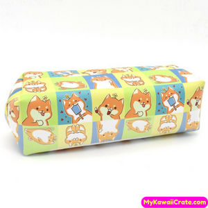 Shiba Inu Dog Chubby Cheeks Pencil Bag