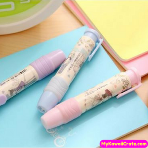 Kawaii Sweet Lovers Press Style Pencil Eraser