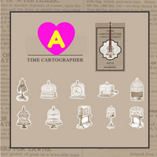 Time Cartographer Series Decorative Stickers 30 Pc Set