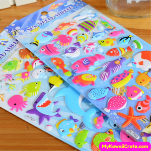 Colorful Fish Stickers