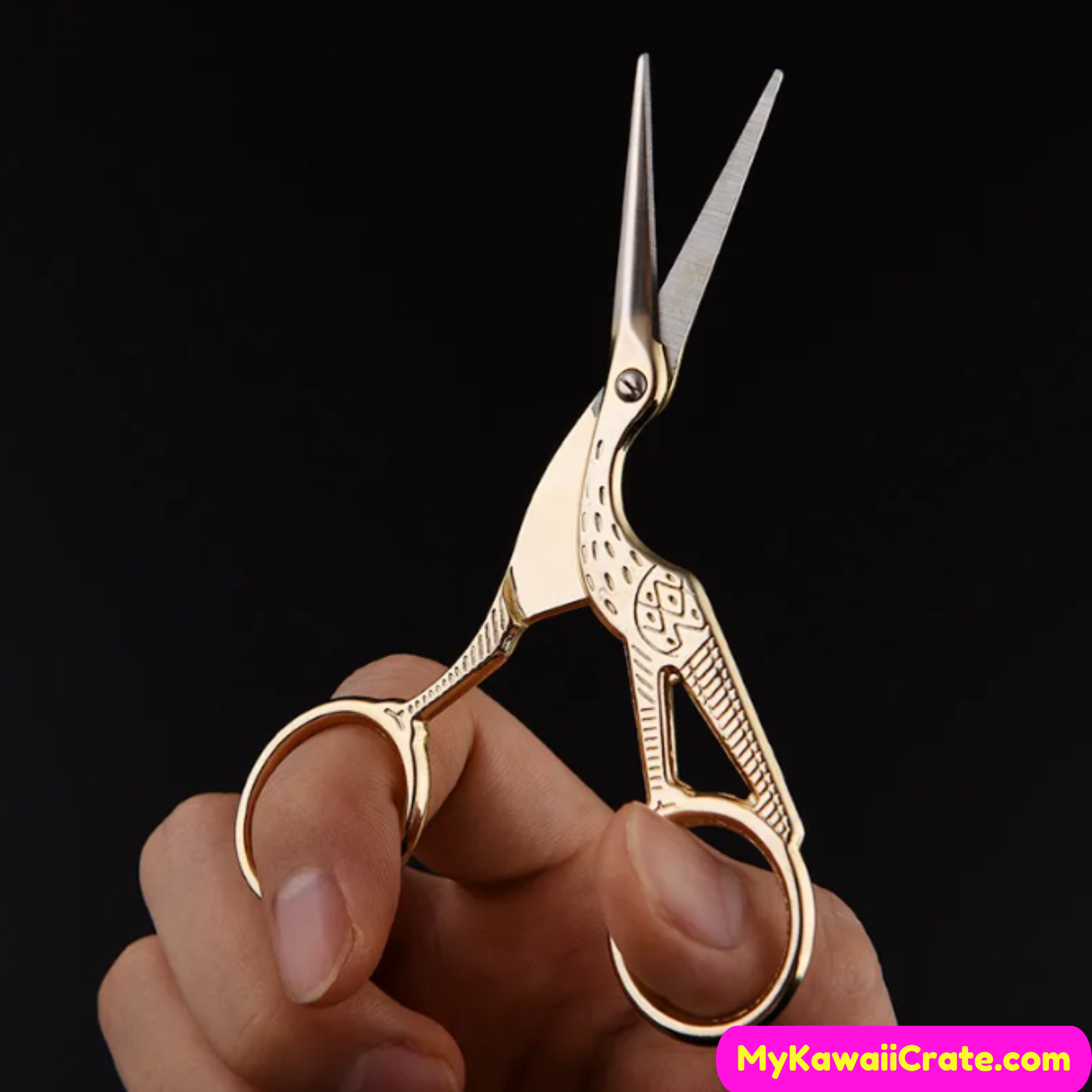 Vintage Style Crane Birds Stainless Steel Scissors – MyKawaiiCrate