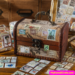 Vintage Style Stamps Stickers