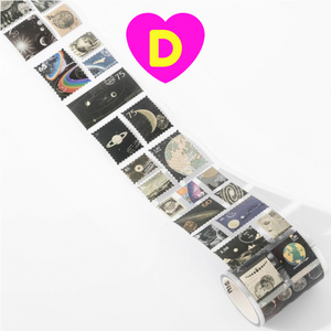 Vintage Style Stamps Collection Tapes